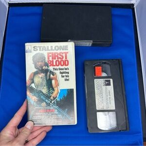 First Blood VHS Clamshell - 1982